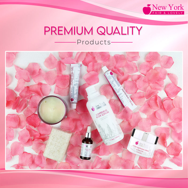 New York Fair & Lovely Active Lightening Cream - 100ml / 3.4 Oz New York Fair & Lovely - Mitchell Brands - Skin Lightening, Skin Brightening, Fade Dark Spots, Shea Butter, Hair Growth Products