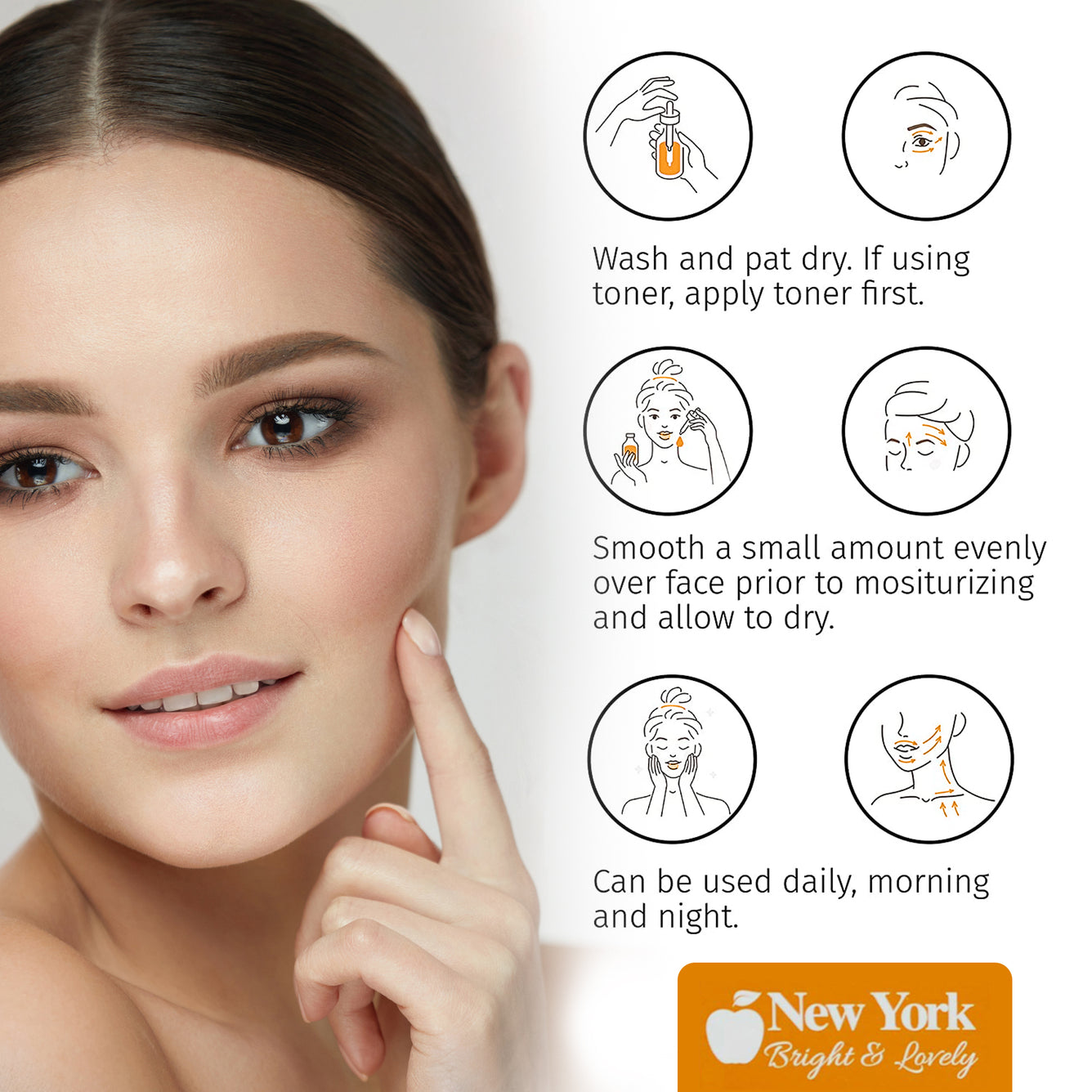 New York Bright & Lovely Vitamin C Serum 30ml Mitchell Group USA, LLC - Mitchell Brands - Skin Lightening, Skin Brightening, Fade Dark Spots, Shea Butter, Hair Growth Products