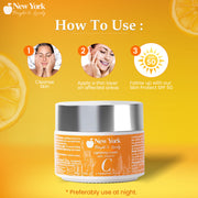 New York Bright & Lovely Lightening Cream with Vitamin C and Hyaluronic Acid - 100ml / 3.5 Oz Mitchell Brands - Mitchell Brands - Skin Lightening, Skin Brightening, Fade Dark Spots, Shea Butter, Hair Growth Products