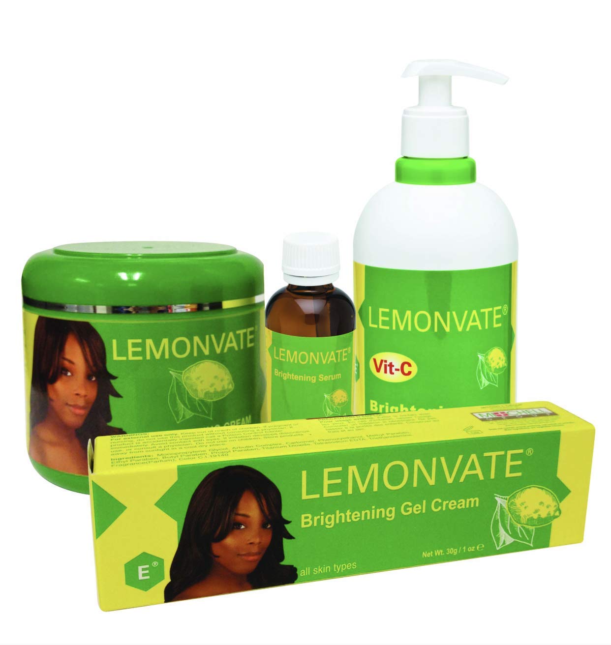 Lemonvate Brightening Gel Cream 30g Mitchell Brands - Mitchell Brands - Skin Lightening, Skin Brightening, Fade Dark Spots, Shea Butter, Hair Growth Products
