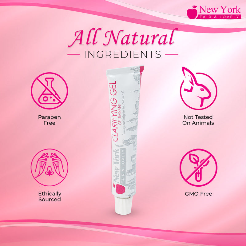 New York Fair & Lovely Clarifying Gel Tube – 30g/ 1 Fl Oz New York Fair & Lovely - Mitchell Brands - Skin Lightening, Skin Brightening, Fade Dark Spots, Shea Butter, Hair Growth Products