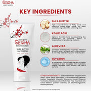 Geisha Face Wash 60ml Mitchell Group USA, LLC - Mitchell Brands - Skin Lightening, Skin Brightening, Fade Dark Spots, Shea Butter, Hair Growth Products