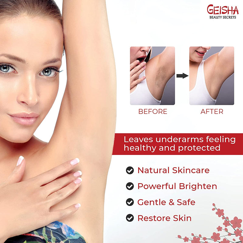 Geisha Whitening Deodorant - Kojic Acid Deodorant - 30ml / 1 fl oz Mitchell Group USA, LLC - Mitchell Brands - Skin Lightening, Skin Brightening, Fade Dark Spots, Shea Butter, Hair Growth Products