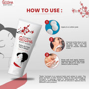 Geisha Face Wash 60ml Mitchell Group USA, LLC - Mitchell Brands - Skin Lightening, Skin Brightening, Fade Dark Spots, Shea Butter, Hair Growth Products