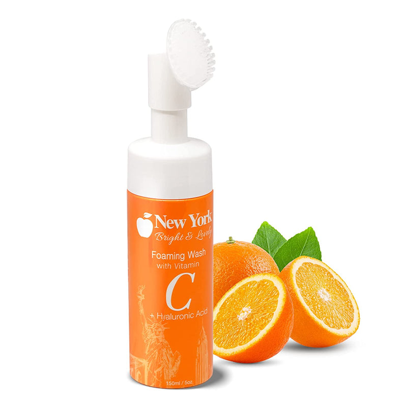 New York Bright & Lovely Foaming Wash with Vit C 150ml Mitchell Brands - Mitchell Brands - Skin Lightening, Skin Brightening, Fade Dark Spots, Shea Butter, Hair Growth Products