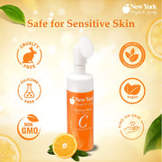 New York Bright & Lovely Foaming Wash with Vit C 150ml Mitchell Brands - Mitchell Brands - Skin Lightening, Skin Brightening, Fade Dark Spots, Shea Butter, Hair Growth Products