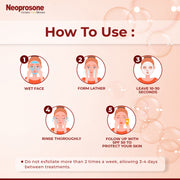 Neoprosone Technopharma Anti-Bacterial Soap 80gr Neoprosone Technopharma - Mitchell Brands - Skin Lightening, Skin Brightening, Fade Dark Spots, Shea Butter, Hair Growth Products