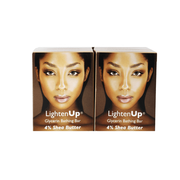 LightenUp Glycerine Bathing Bar 12 Pack Mitchell Brands - Mitchell Brands - Skin Lightening, Skin Brightening, Fade Dark Spots, Shea Butter, Hair Growth Products