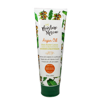 Moisture Rescue Shea Butter Lotion Tube with Argan Oil Mitchell Brands - Mitchell Brands - Skin Lightening, Skin Brightening, Fade Dark Spots, Shea Butter, Hair Growth Products