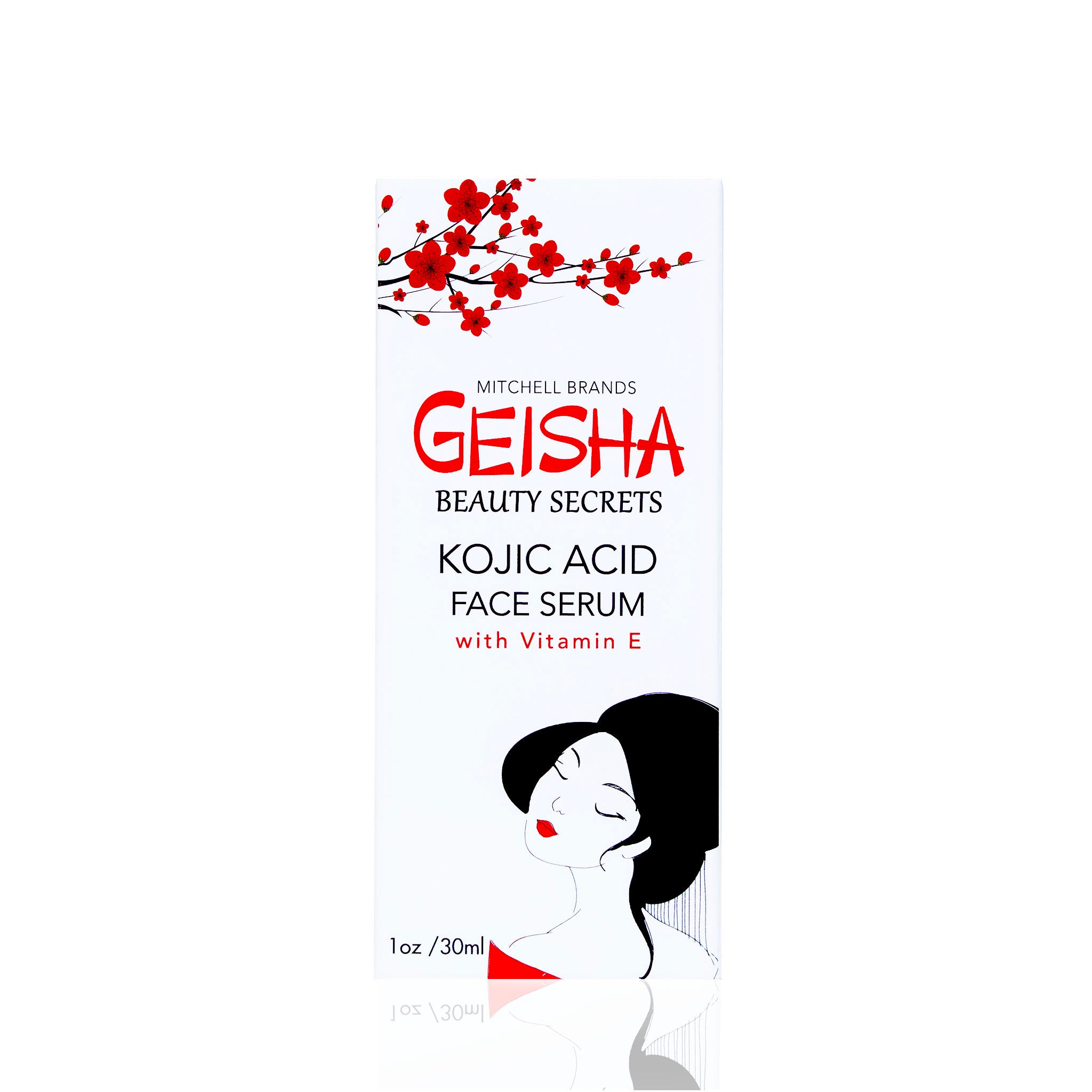 Geisha Kojic Acid Face Brightening Serum - Gluten-free serum - 30ml / 1 fl oz Mitchell Group USA, LLC - Mitchell Brands - Skin Lightening, Skin Brightening, Fade Dark Spots, Shea Butter, Hair Growth Products