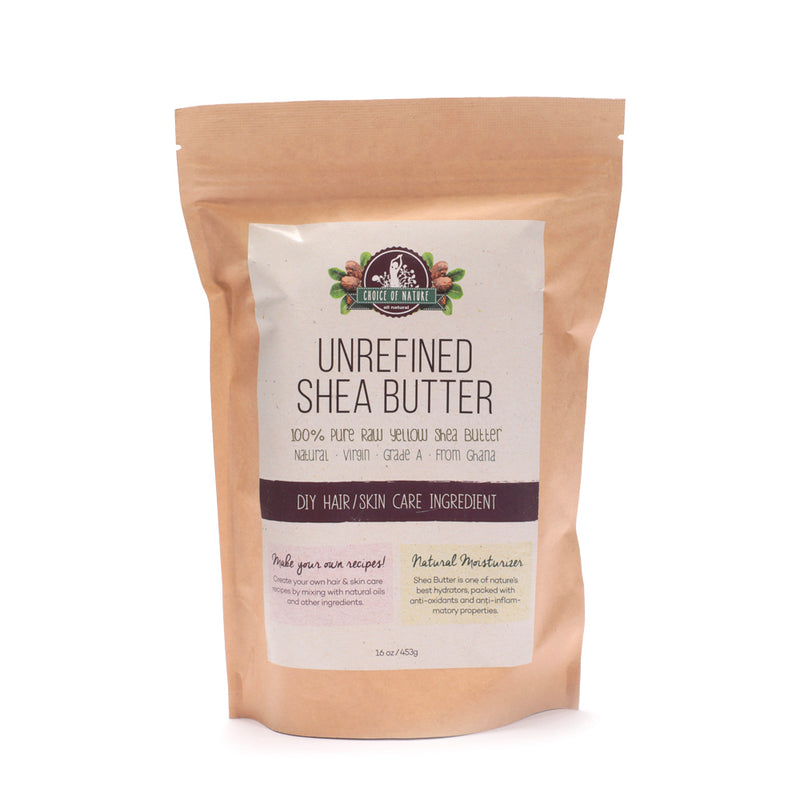 Choice of Nature Yellow Shea Butter Bar 16oz Mitchell Brands - Mitchell Brands - Skin Lightening, Skin Brightening, Fade Dark Spots, Shea Butter, Hair Growth Products