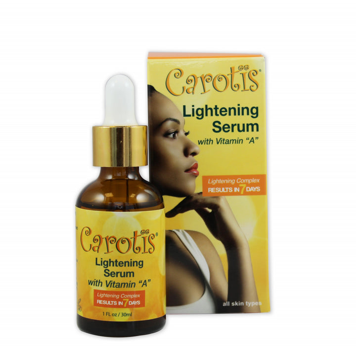 Carotis Lightening Serum with Vitamin A - 30ml / 1 fl oz Carotis - Mitchell Brands - Skin Lightening, Skin Brightening, Fade Dark Spots, Shea Butter, Hair Growth Products
