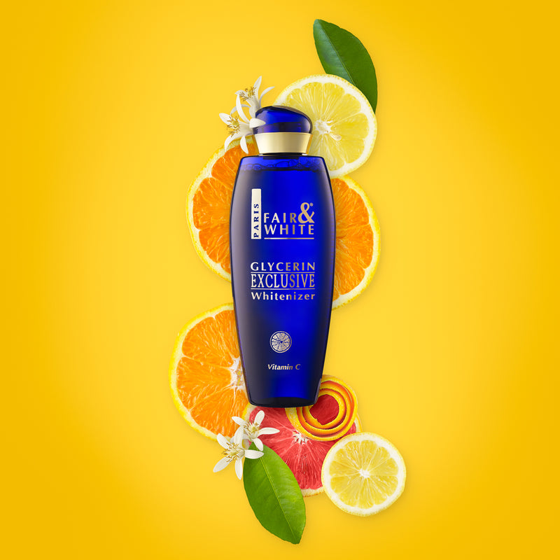 Fair & White Exclusive Glycerin with Pure Vitamin C 250ml Fair & White - Mitchell Brands - Skin Lightening, Skin Brightening, Fade Dark Spots, Shea Butter, Hair Growth Products