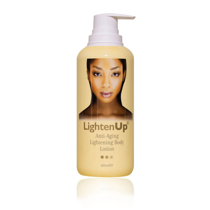 Omic LightenUp Anti-Aging Lightening Body Lotion - 400ml LightenUp - Mitchell Brands - Skin Lightening, Skin Brightening, Fade Dark Spots, Shea Butter, Hair Growth Products
