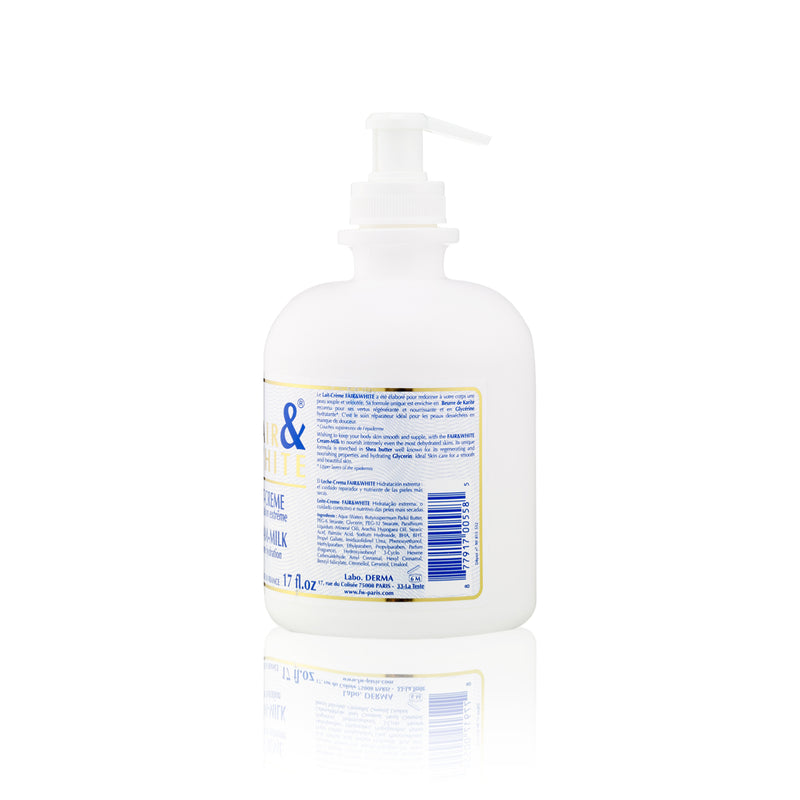 Fair & White Original Cream-Milk (with pump) 500ml Fair & White Original - Mitchell Brands - Skin Lightening, Skin Brightening, Fade Dark Spots, Shea Butter, Hair Growth Products
