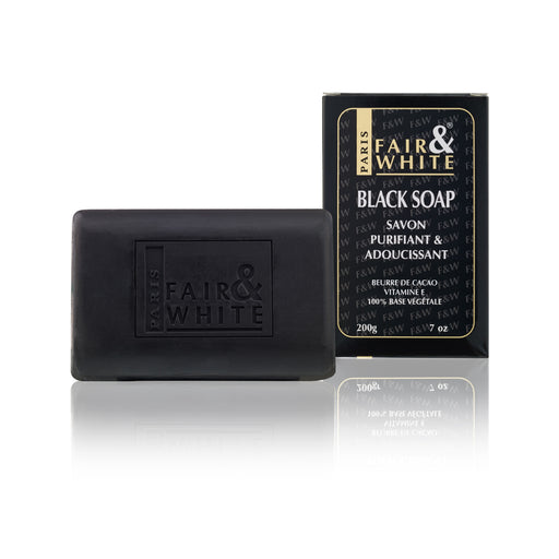 Fair & White Original Black Soap 200g Fair & White Original - Mitchell Brands - Skin Lightening, Skin Brightening, Fade Dark Spots, Shea Butter, Hair Growth Products