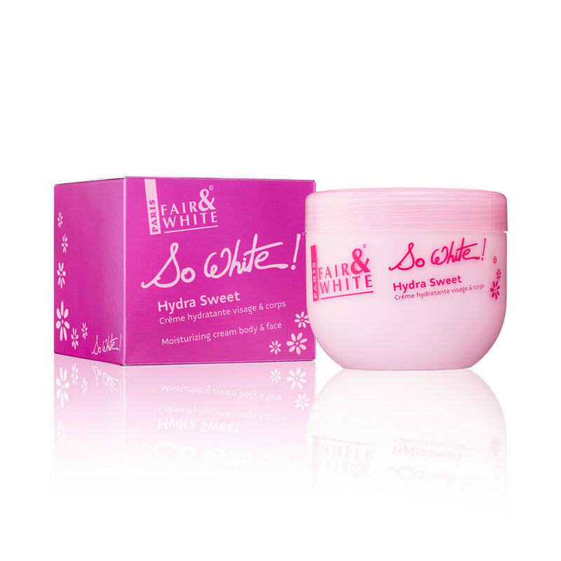 Fair & White So White Hydra Sweet Moisturizing Cream 400ml Fair & White So White - Mitchell Brands - Skin Lightening, Skin Brightening, Fade Dark Spots, Shea Butter, Hair Growth Products