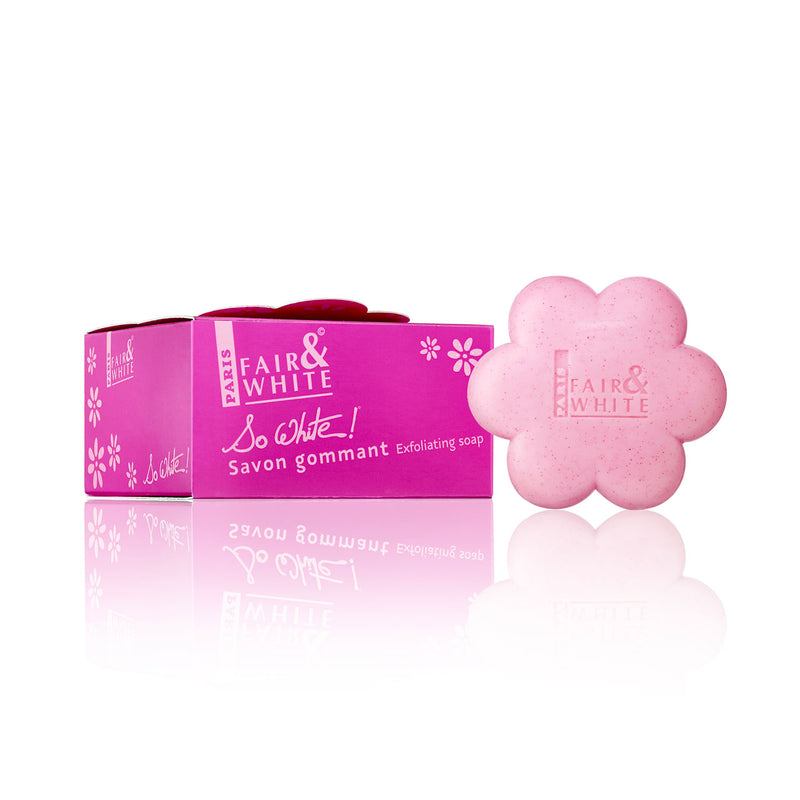 Fair & White So White Exfoliating Soap Gentle Cleansing Bar