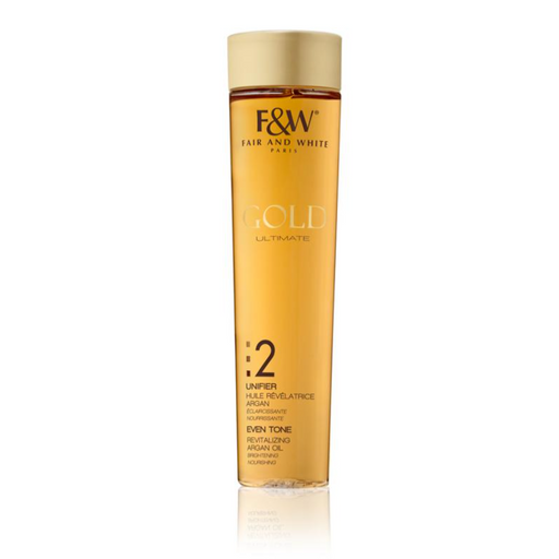 Fair & White Gold Revitalizing Argan Oil 200 ml Fair & White Gold - Mitchell Brands - Skin Lightening, Skin Brightening, Fade Dark Spots, Shea Butter, Hair Growth Products