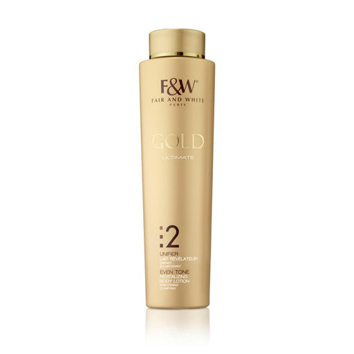 Fair and White 2: Gold Revitalizing Body Lotion 500ml Fair & White - Mitchell Brands - Skin Lightening, Skin Brightening, Fade Dark Spots, Shea Butter, Hair Growth Products