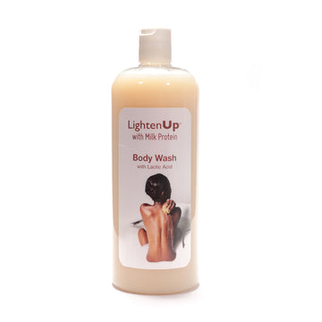 LightenUp Milk Protein Shea Butter Shower Gel 1000ml Mitchell Brands - Mitchell Brands - Skin Lightening, Skin Brightening, Fade Dark Spots, Shea Butter, Hair Growth Products