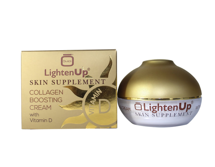 Lighten Up Collagen Boosting Cream with Vitamin D 100ml LightenUp - Mitchell Brands - Skin Lightening, Skin Brightening, Fade Dark Spots, Shea Butter, Hair Growth Products