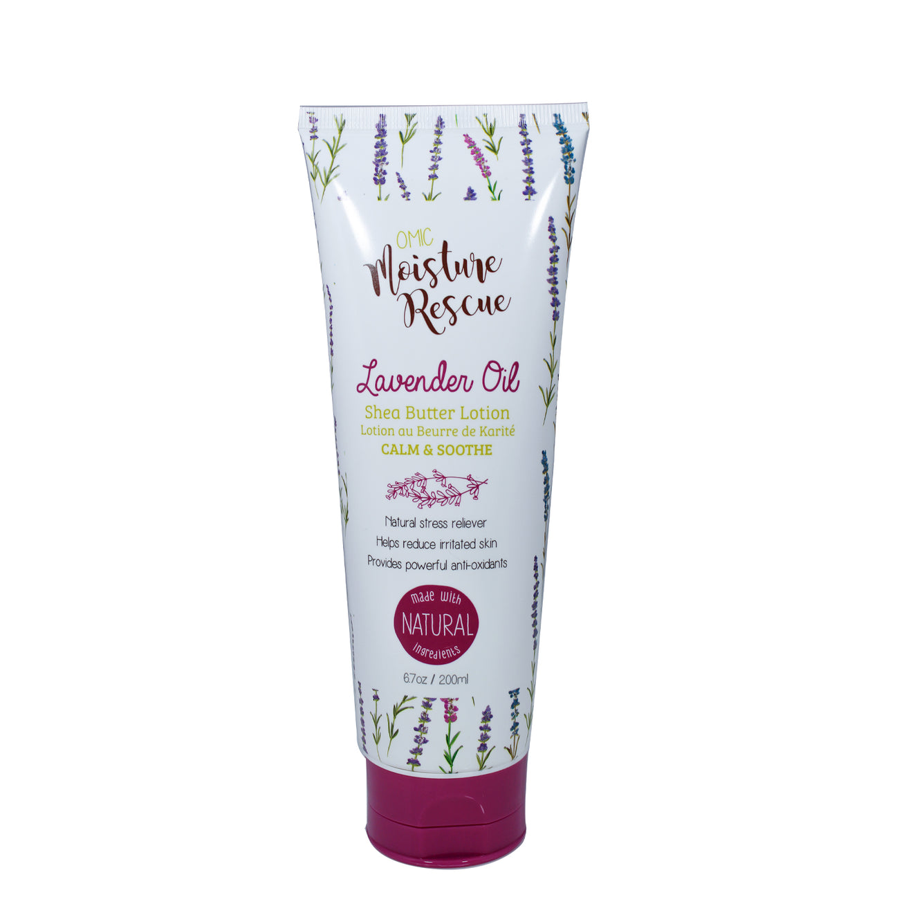 Moisture Rescue Shea Butter Lotion Tube  with Lavender Oil Mitchell Brands - Mitchell Brands - Skin Lightening, Skin Brightening, Fade Dark Spots, Shea Butter, Hair Growth Products