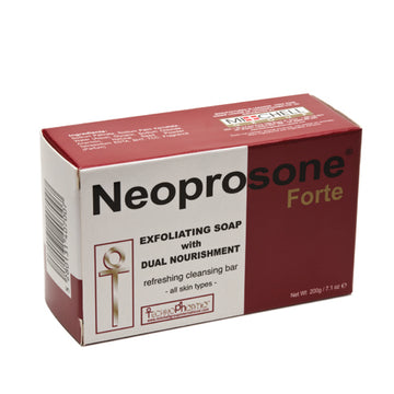 Neoprosone Technopharma  Exfoliating Cleansing Bar 200g Neoprosone Technopharma - Mitchell Brands - Skin Lightening, Skin Brightening, Fade Dark Spots, Shea Butter, Hair Growth Products