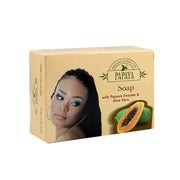 Organic Extract of Papaya Soap 80g FleurDeLis - Mitchell Brands - Skin Lightening, Skin Brightening, Fade Dark Spots, Shea Butter, Hair Growth Products