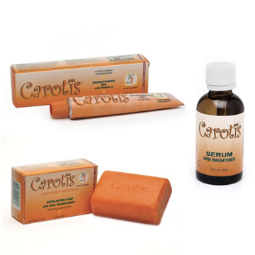 Carotis Essential Kit Mitchell Brands - Mitchell Brands - Skin Lightening, Skin Brightening, Fade Dark Spots, Shea Butter, Hair Growth Products