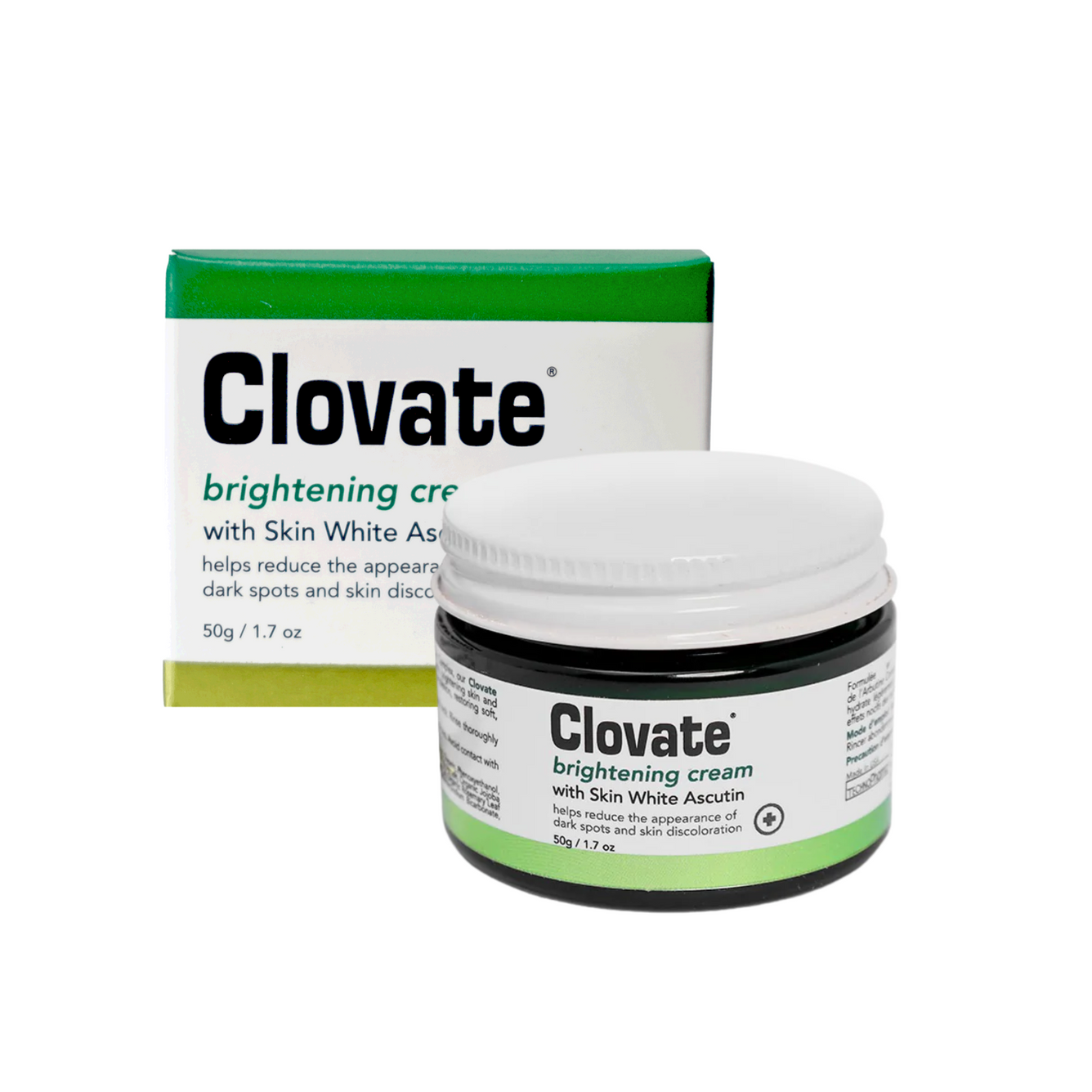 Clovate Brightening Cream 50g Jar Mitchell Brands - Mitchell Brands - Skin Lightening, Skin Brightening, Fade Dark Spots, Shea Butter, Hair Growth Products