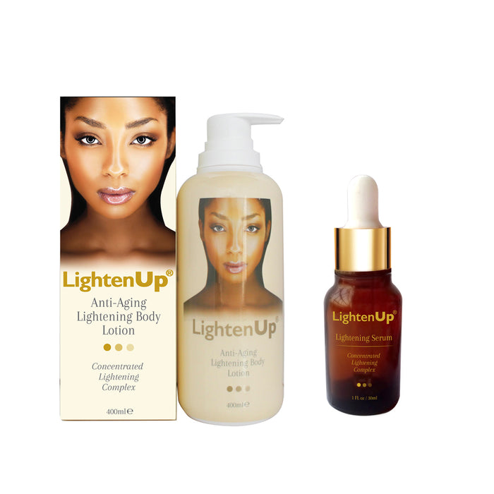 LightenUp Anti-Aging Kit Mitchell Brands - Mitchell Brands - Skin Lightening, Skin Brightening, Fade Dark Spots, Shea Butter, Hair Growth Products