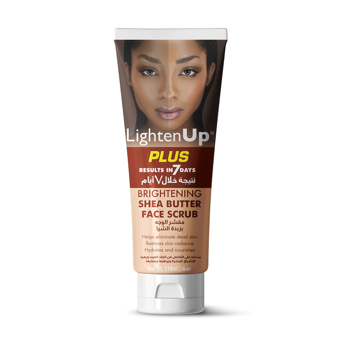LightenUp Face Scrub 4 oz Mitchell Brands - Mitchell Brands - Skin Lightening, Skin Brightening, Fade Dark Spots, Shea Butter, Hair Growth Products