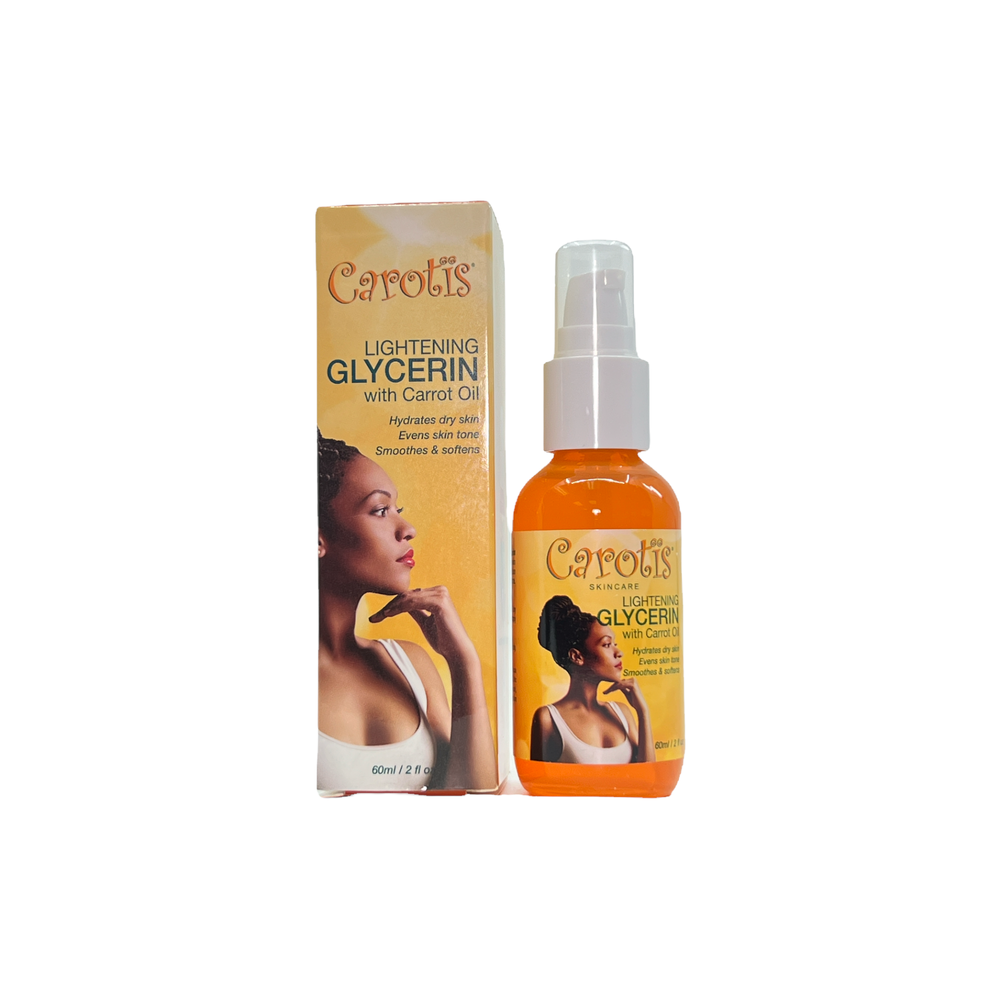 Carotis Glycerin Lightening Oil 60ml Mitchell Brands - Mitchell Brands - Skin Lightening, Skin Brightening, Fade Dark Spots, Shea Butter, Hair Growth Products