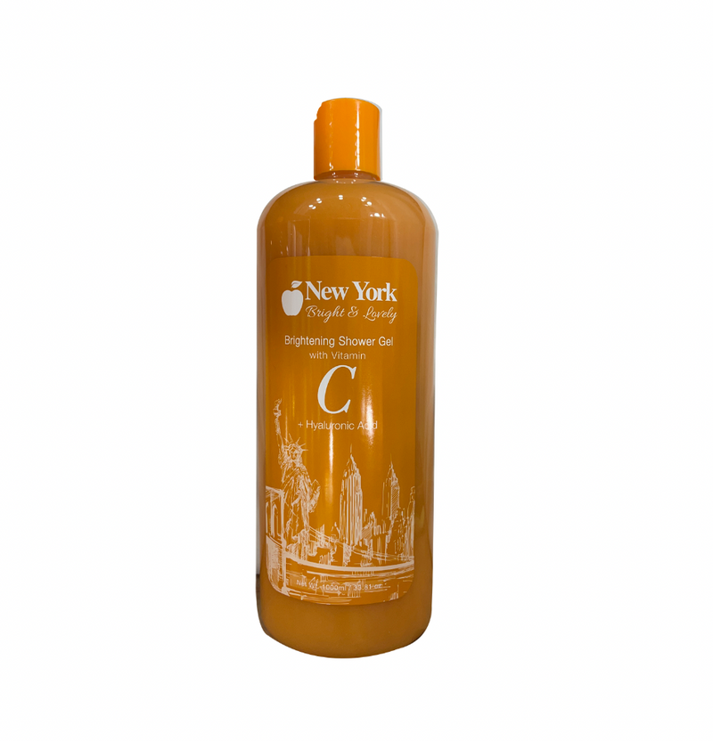 New York Bright & Lovely Brightening Shower Gel 1000ml Mitchell Brands - Mitchell Brands - Skin Lightening, Skin Brightening, Fade Dark Spots, Shea Butter, Hair Growth Products