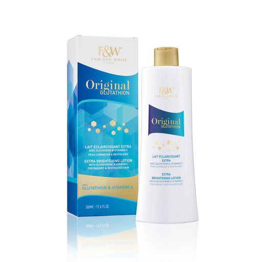 Fair & White Glutathion Extra Brightening Body Lotion 500ml Fair & White - Mitchell Brands - Skin Lightening, Skin Brightening, Fade Dark Spots, Shea Butter, Hair Growth Products
