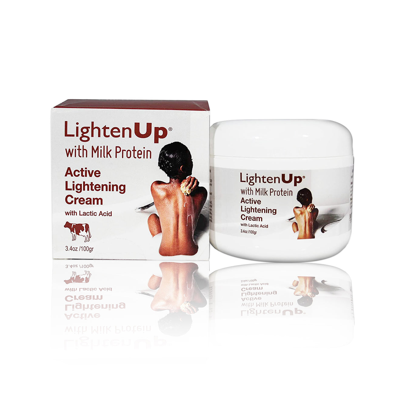 Omic Lightenup Lactic Acid Active Lightening Cream - 1004 / 3.5 Oz Mitchell Brands - Mitchell Brands - Skin Lightening, Skin Brightening, Fade Dark Spots, Shea Butter, Hair Growth Products