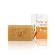 Fair & White Original Carrot Exfoliating Soap - For Instant Glowing Skin - 200g / 7 oz Fair & White Original - Mitchell Brands - Skin Lightening, Skin Brightening, Fade Dark Spots, Shea Butter, Hair Growth Products